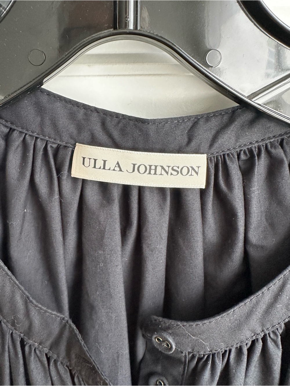 Ulla Johnson Black Pleated Maxi Dress with Long Sleeves Size 0 - Picture 3 of 5
